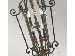 Elstead Marquette 6 ljus ljuskrona antik bronsfinish, E14 Bronce Outlet