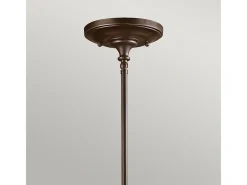 New Elstead Mayflower 1 Light Dome Tak Mini Pendel Olde Bronze, E27 Bronce