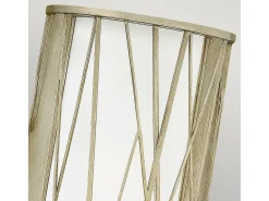 Sale Elstead Nest 1 ljus inomhusvägglampa Silver Leaf, E27 Plateado