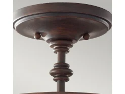 Online Elstead Pickering Lane 3 Ljus Semi Flush Ceiling Light Antik Brons, E14 Bronce