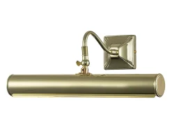 Aplique Para Pared-Elstead Picture Light 2 Ljus Storbild Vägglampa Polerad Mässing, E14 Camel