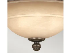 Elstead Plymouth 3 Ljus Semi Flush Ceiling Light Olde Bronze, E27 Bronce Hot