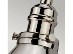 Aplique Para Pared-Elstead Provence 1 ljus inomhus kupol vägglampa polerad nickel, E27 Gris