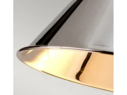Aplique Para Pared-Elstead Provence 1 ljus inomhus kupol vägglampa polerad nickel, E27 Gris