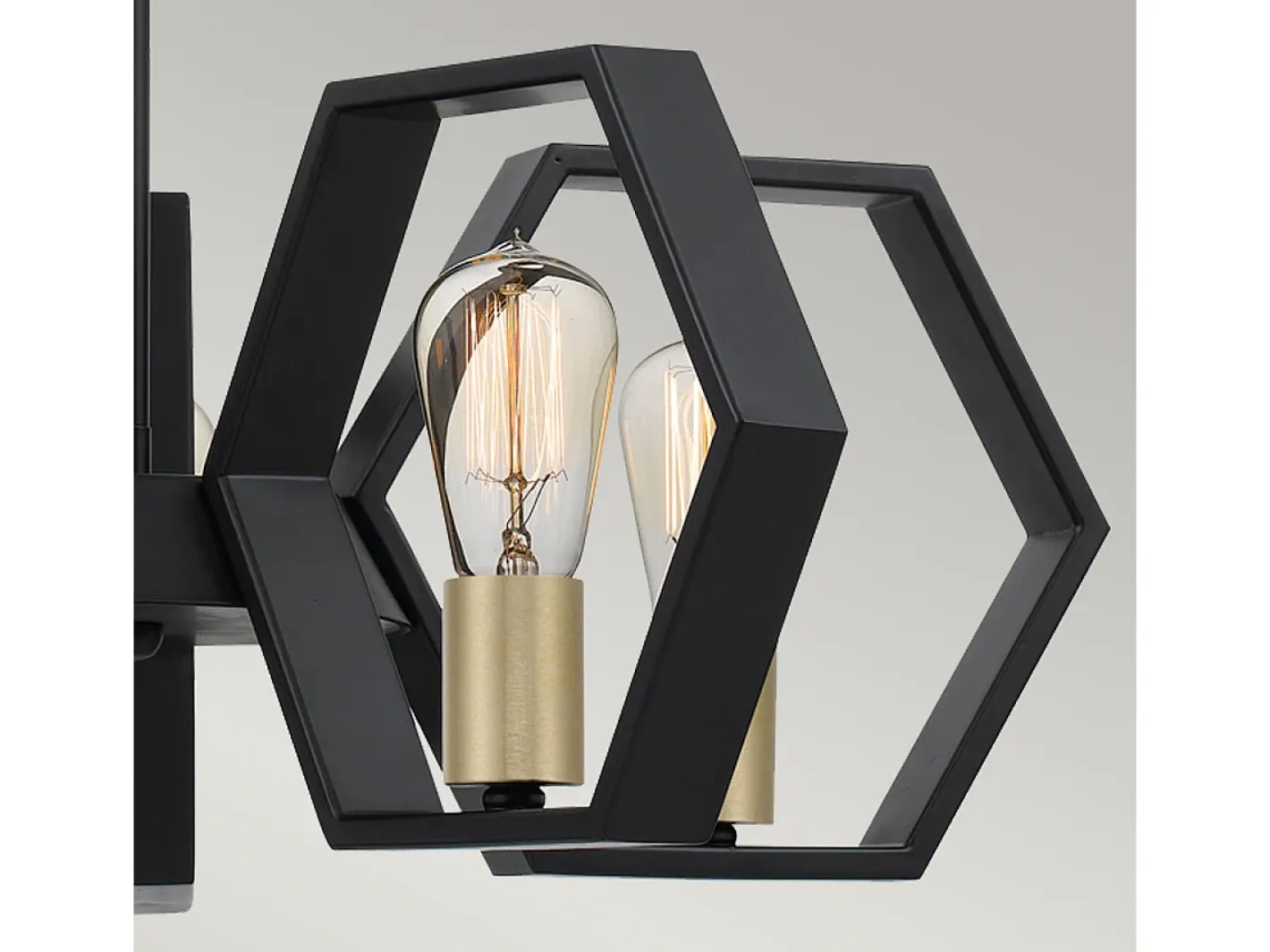 Discount Elstead Quoizel Bismarck Taklampa Earth Black Negro