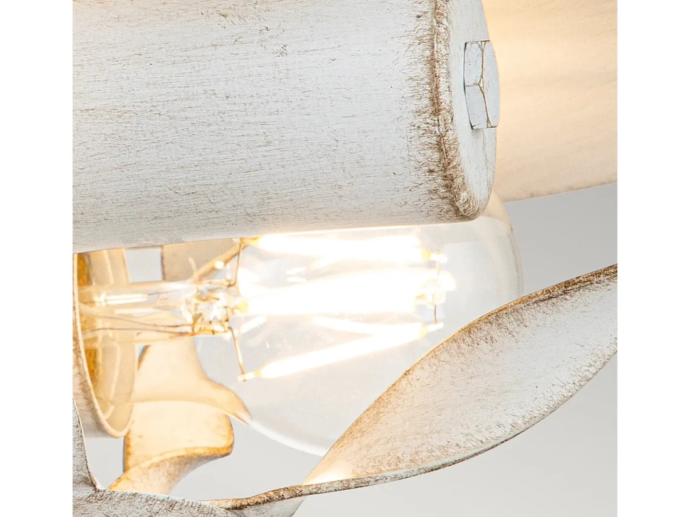 New Elstead Quoizel Bradbury Semi Flush Taklampa Antik Vit Blanco