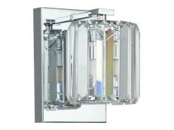 Aplique Para Pared-Elstead Quoizel Divine Vägglampa polerad krom, IP44 Gris