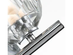 Aplique Para Pared-Elstead Quoizel Regalia Vägglampa polerad krom, 3000K, IP44 Gris