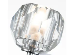 Best Elstead Quoizel Regalia Vägglampa polerad krom, 3000K, IP44 Gris