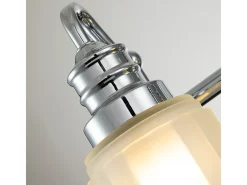 Aplique Para Pared-Elstead Quoizel Swell Vägglampa polerad krom, IP44 Gris