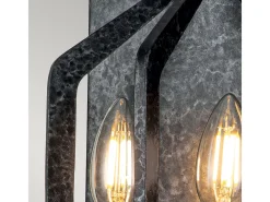 Aplique Para Pared-Elstead Quoizel Vanguard Vägglampa gammalsvart Negro