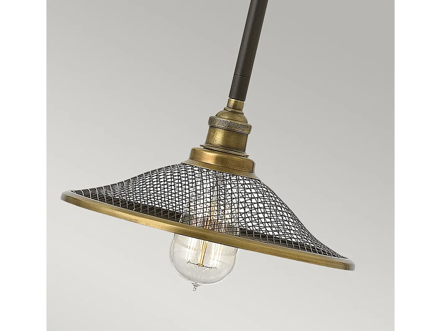 Outlet Elstead Rigby 1 ljuskupol takhänge Buckeye brons, E27 Bronce