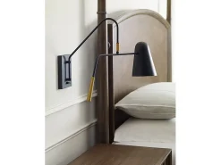 Aplique Para Pared-Elstead Simon 1 ljus vägglampa, midnattssvart, E27 Negro