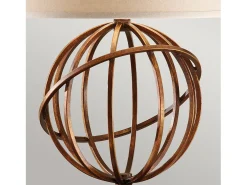 Lámpara De Mesa-Elstead Spencer 1 ljus bordslampa Firenze Gold, E27 Dorado