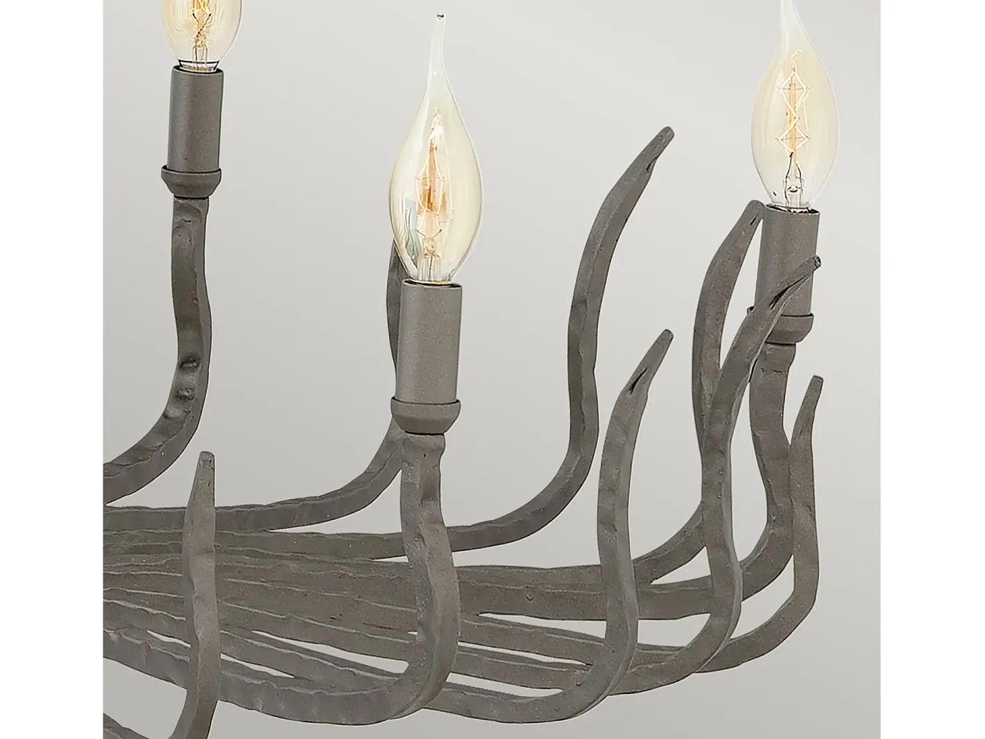 Lámpara Suspendida-Elstead Spyre 6 ljus ljuskrona bronsfinish, E14 Bronce