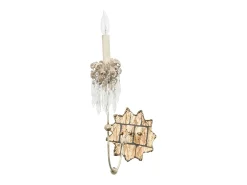Sale Elstead Venetian 1 ljus inomhusljus vägg ljus beige, guld, E14 Dorado
