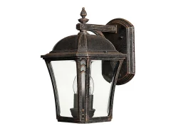 Elstead Wabash 2 Ljus Utomhus Medium Vägglykta Ljus Mocka IP44, E14 Marru00f3n Sale