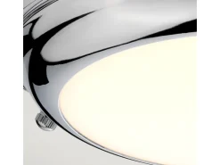 Online Elstead Welland 1 Ljus Mini LED Flush Light - Polerad krom Gris
