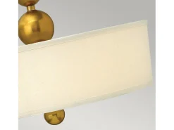 Elstead Zelda 3 ljus takhänge Vintage mässing, E27 Camel Sale