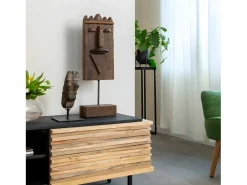Made In Meubles Escultura de madera y metal Léonie de - Gris Sale