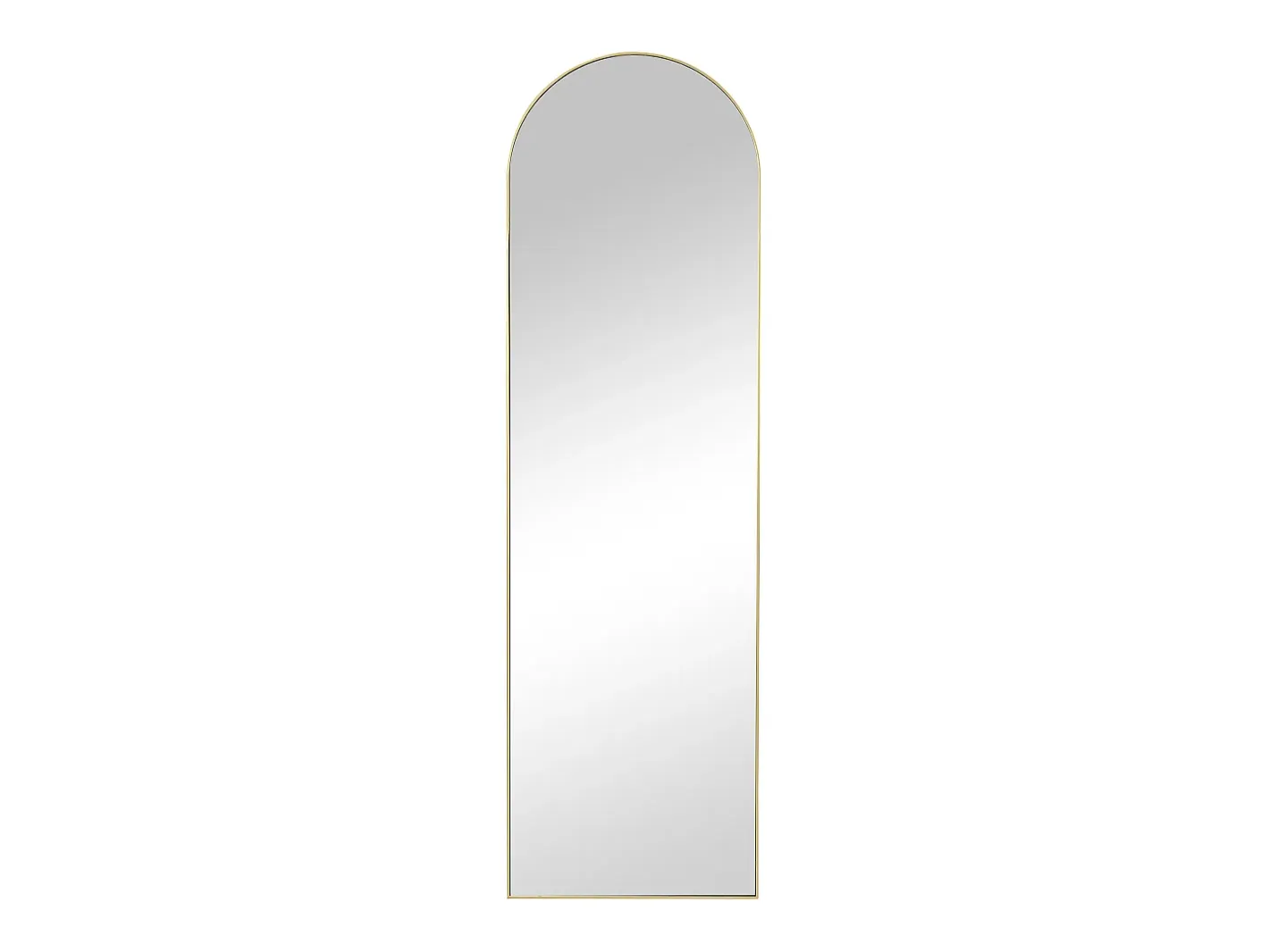 OZAIA Espejo arco de metal para colocar - Ancho 50 x Alt. 170 cm - - MAILEN Dorado Hot
