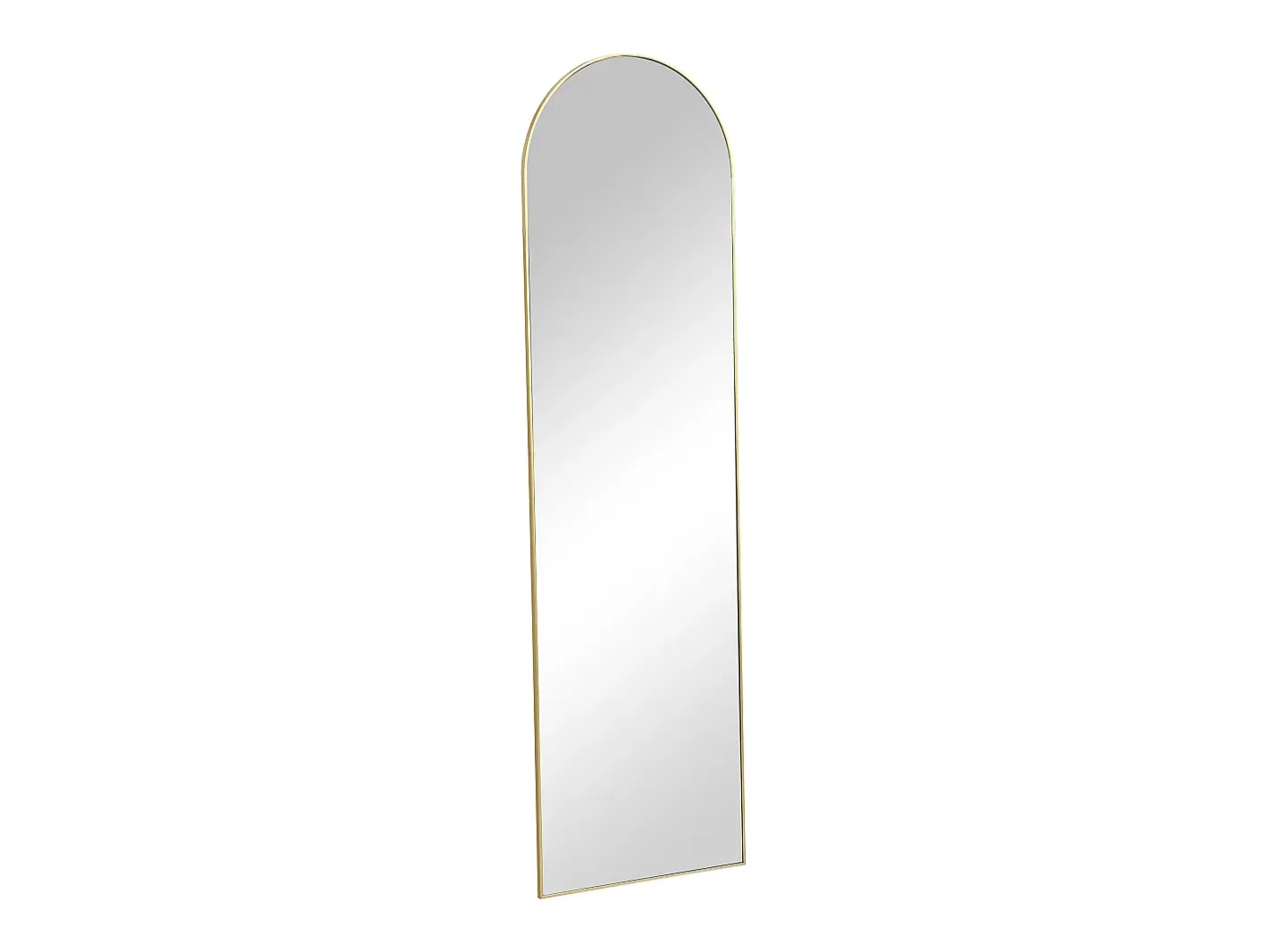 OZAIA Espejo arco de metal para colocar - Ancho 50 x Alt. 170 cm - - MAILEN Dorado Hot