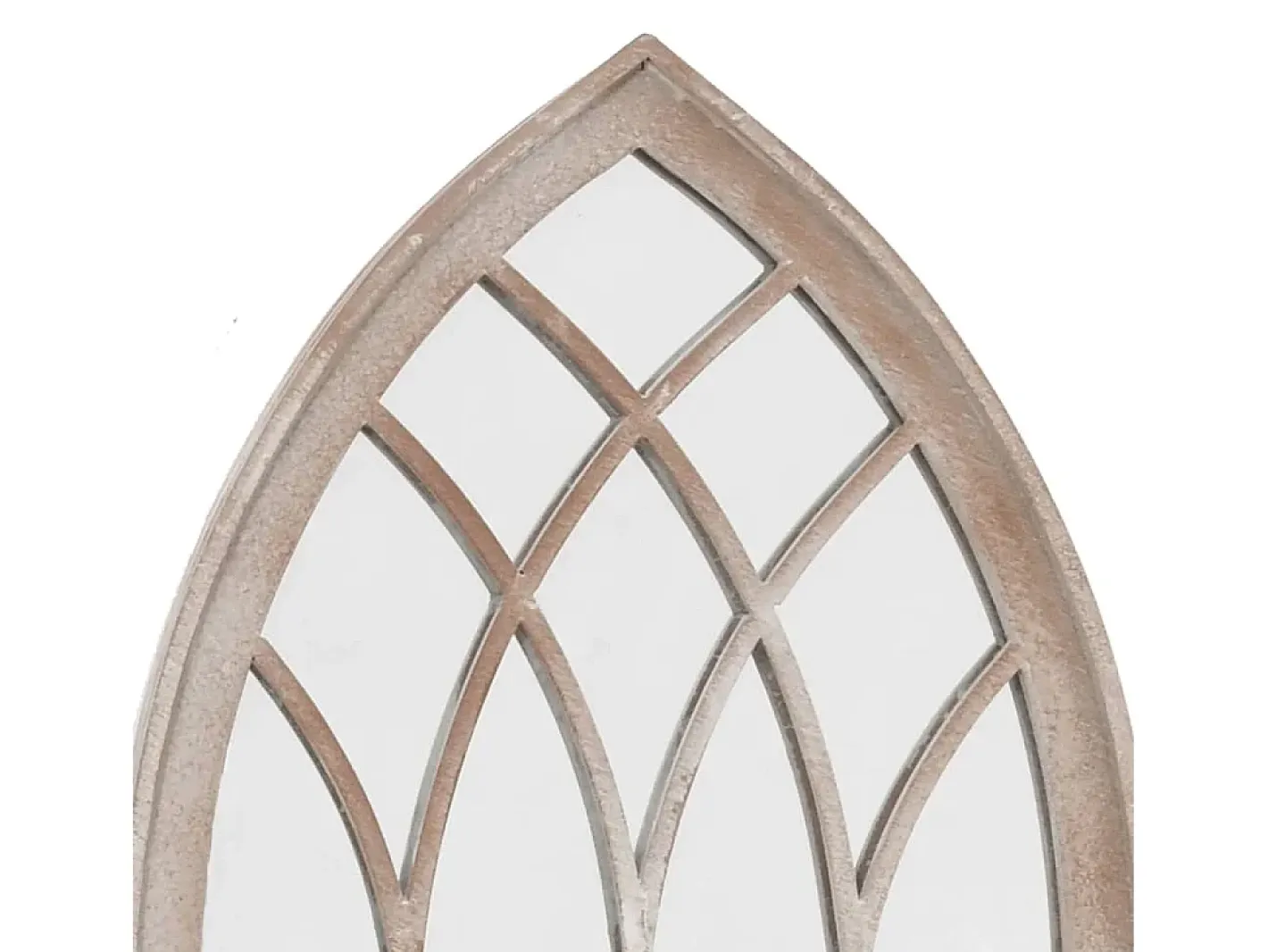 Espejo De Pared|Espejo-Espejo Arena 70x30 cm Hierro para uso interior Crema