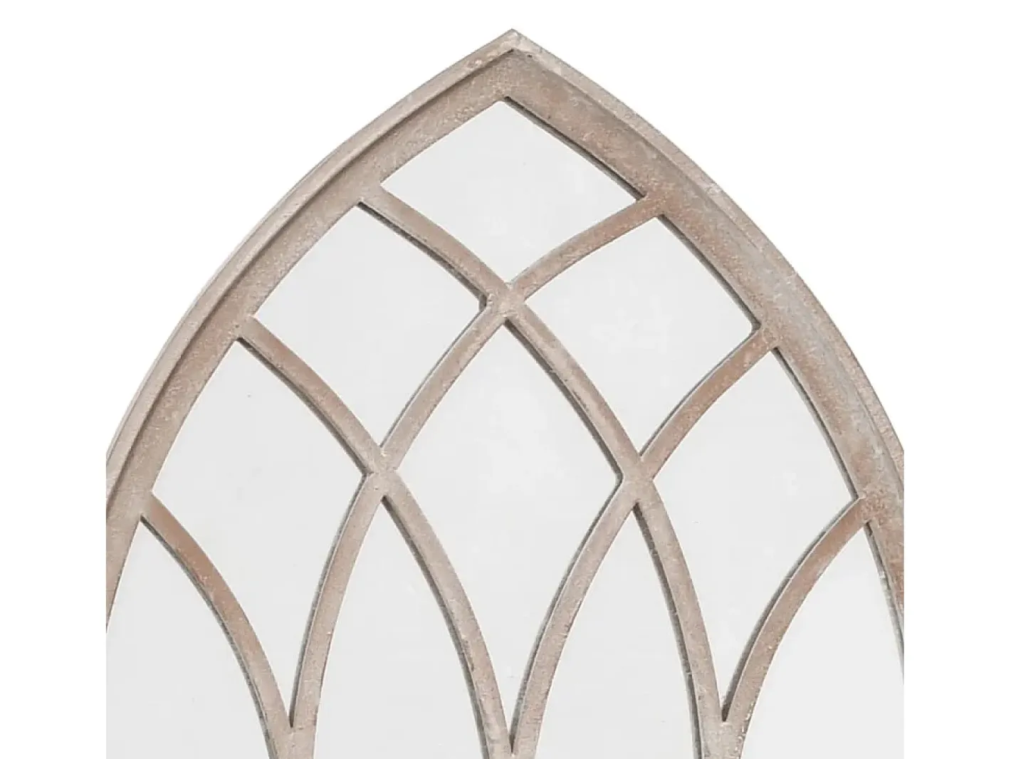 New Espejo Arena 100x45 cm Hierro para uso interior Crema
