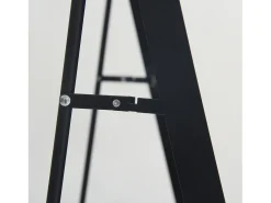 Espejo-Espejo arqueado de cuerpo entero, 162 x 53 cm, de pared, para salón, color Negro