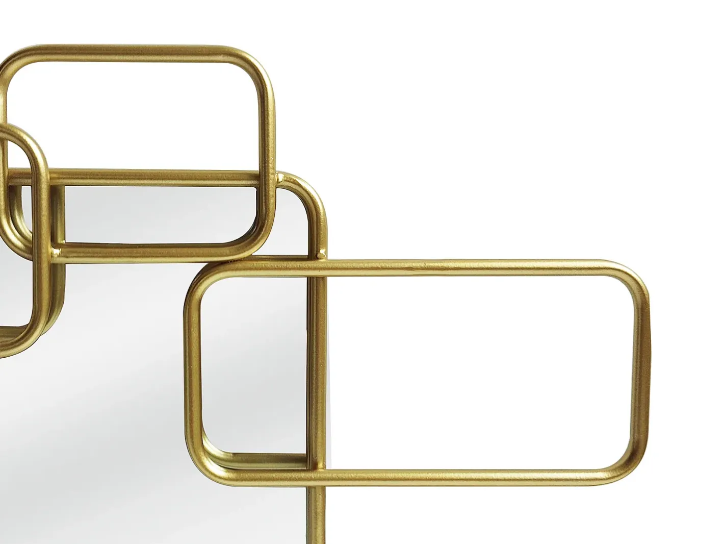 Discount OZAIA Espejo art déco asimétrico, L. 85 x H. 45 cm, , OMAYA Dorado