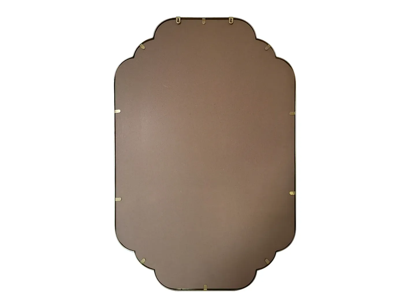 OZAIA Espejo De Pared|Espejo-Espejo art déco antiguo. L. 70 x A. 105 cm. DALVIA Dorado