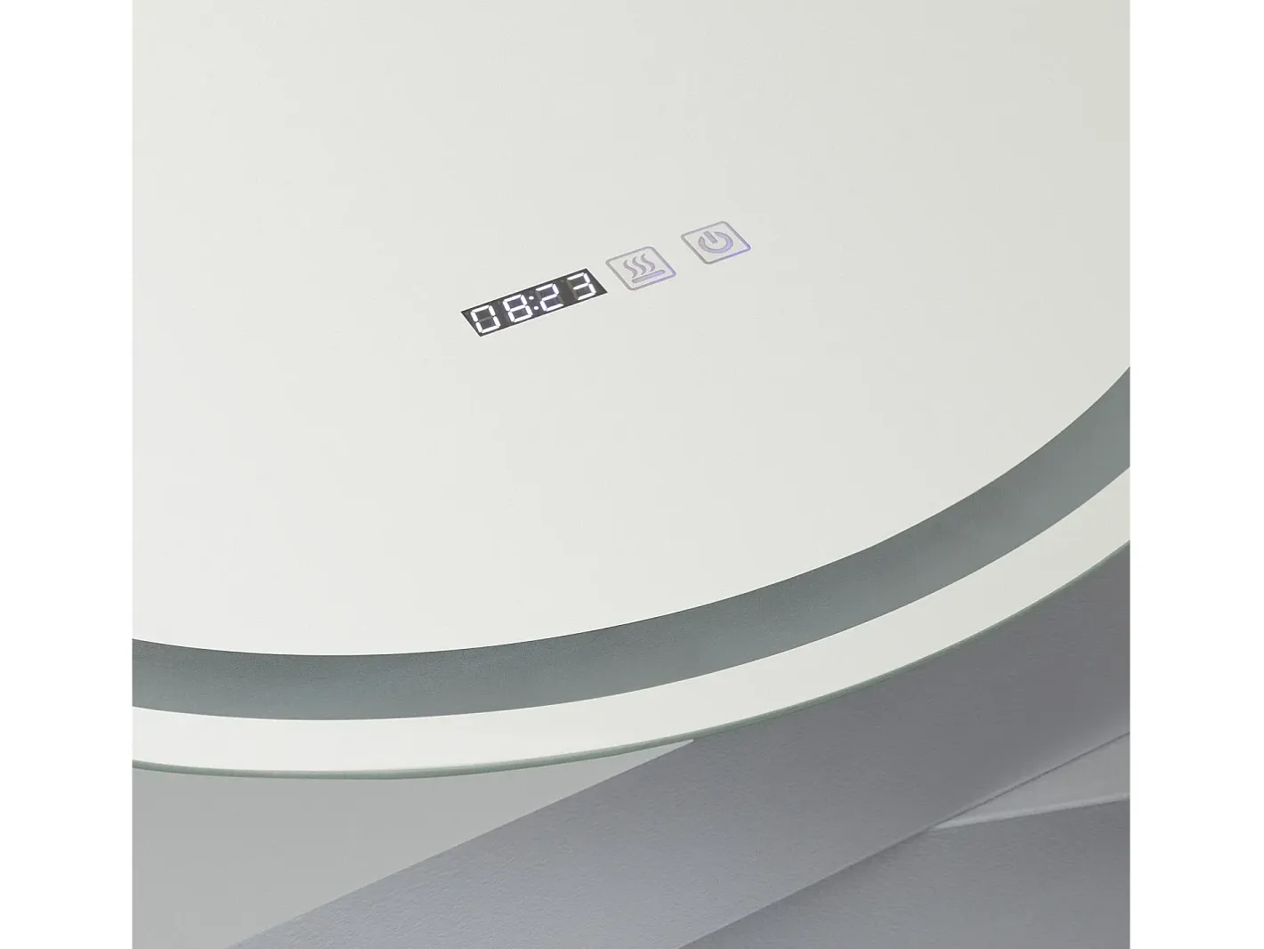 Ledkia Espejo Baño con Luz LED Ø60 cm Stiniva Seleccionable (Cálido-Neutro-Frío) Plateado