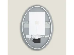 Sale Ledkia Espejo Baño con Luz LED y Antivaho 70x50 cm Catedrais Seleccionable (Cálido-Neutro-Frío) Plateado