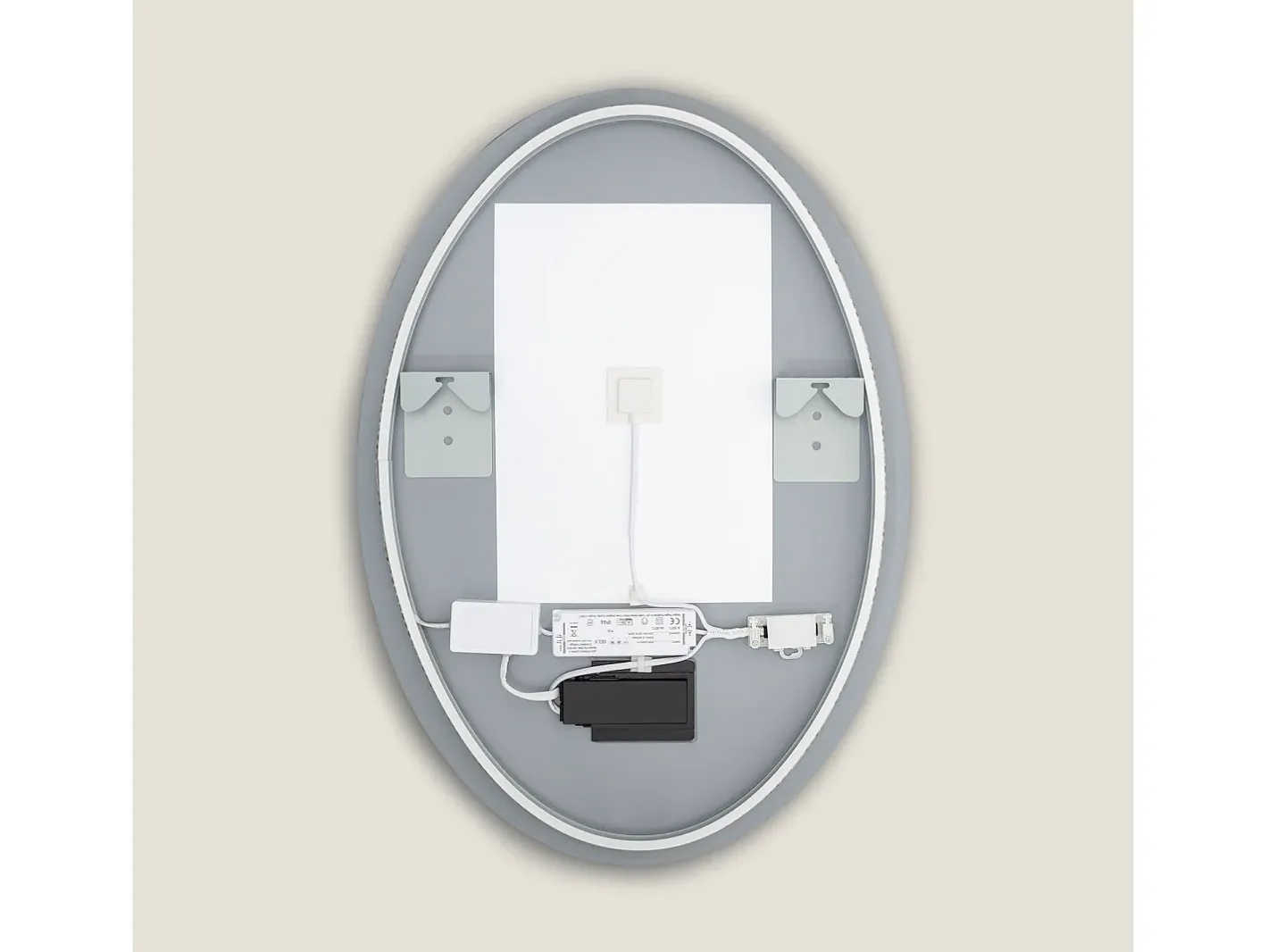 Sale Ledkia Espejo Baño con Luz LED y Antivaho 70x50 cm Catedrais Seleccionable (Cálido-Neutro-Frío) Plateado