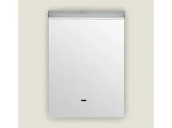 Ledkia Espejo-Espejo Baño con Luz LED y Antivaho 85x60 cm Jannada Seleccionable (Cálido-Neutro-Frío) Plateado