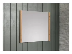 Sale Les Tendances Espejo con cantos de madera MDF claro Maria Color natural claro