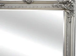 OZAIA Espejo con marco ELVIRE - madera - 80 x 190 cm - Plateado Outlet