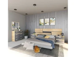 duehome Espejo De Pared|Espejo-Espejo cuadrado Ataneq Cambria Marru00f3n