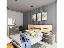 duehome Espejo De Pared|Espejo-Espejo cuadrado Ataneq Cambria Marru00f3n