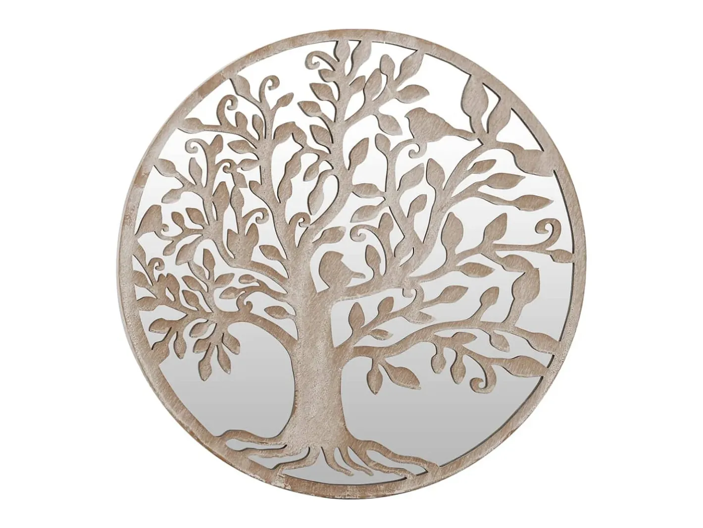 Outlet Espejo de Arena 40x2,5 cm Hierro para uso interior Crema