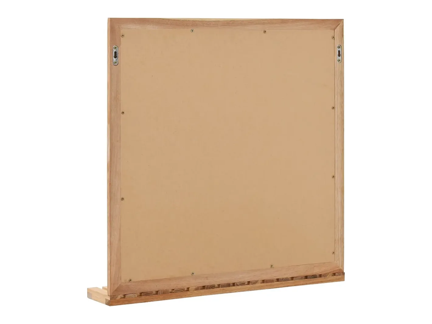 Best Espejo de baño 60 x 12 x 62 cm Madera maciza de nogal Marru00f3n