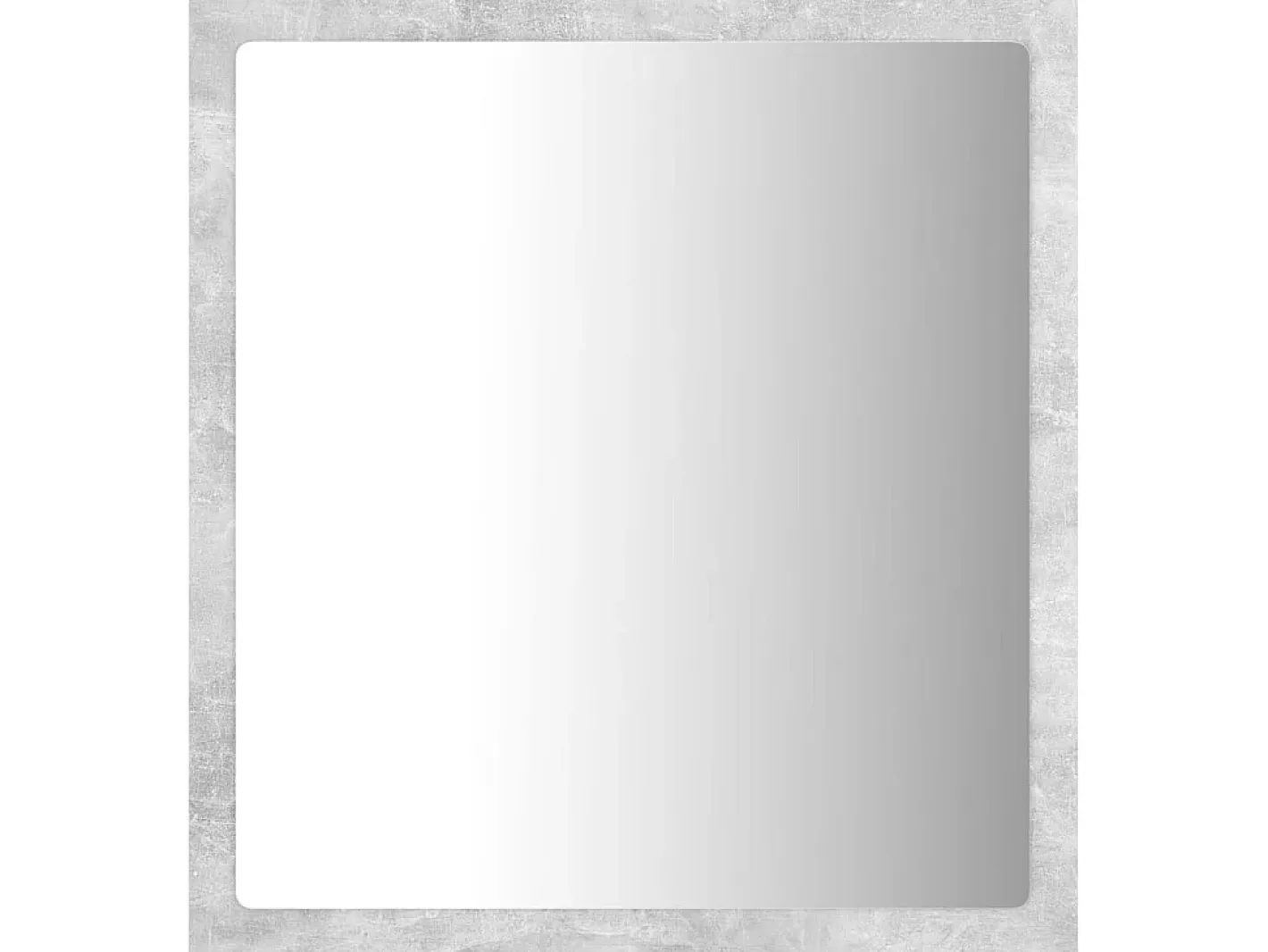 Espejo-Espejo de baño acrílico hormigón 40x8,5x37 cm ES579277 Gris