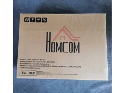Homcom Espejo De Pared|Espejo-Espejo de baño Aurius enmarcado 70x50 Negro