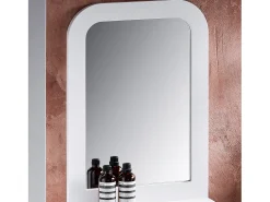 Sobuy Espejo de Baño con 1 Estante Espejo de Pared 38 x 9 x 54 cm BZR162-W ES Blanco Sale