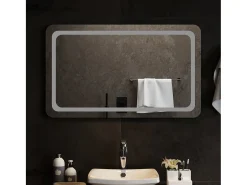 Outlet Espejo de baño con LED 100x60 cm ES477080 Transparente