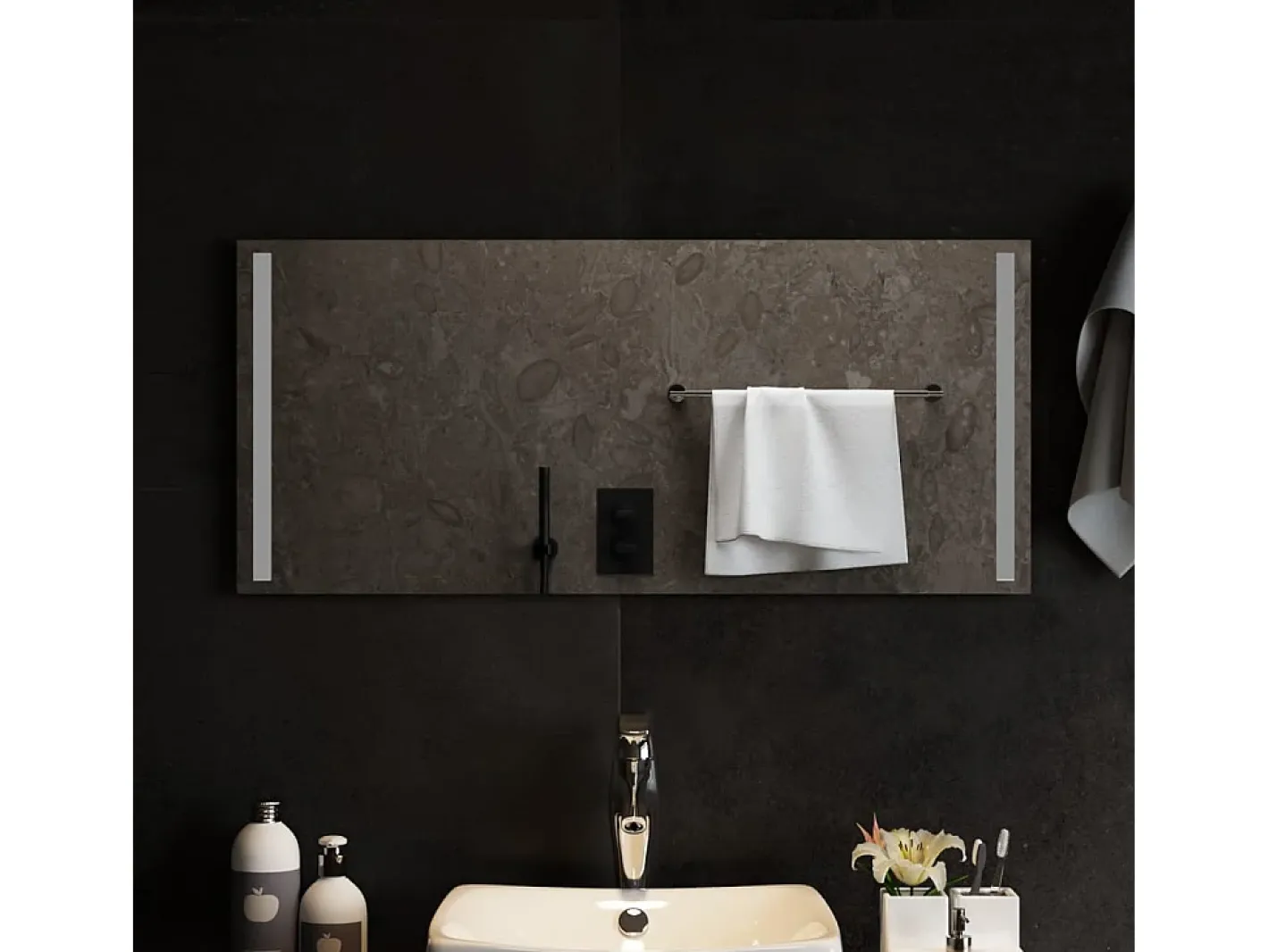 Sale Espejo de baño con LED 90x40 cm ES421162 Transparente