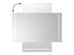 Best Espejo de baño con LED 30x60 cm ES540983 Transparente