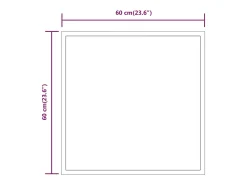Hot Espejo de baño con LED 60x60 cm ES362947 Transparente