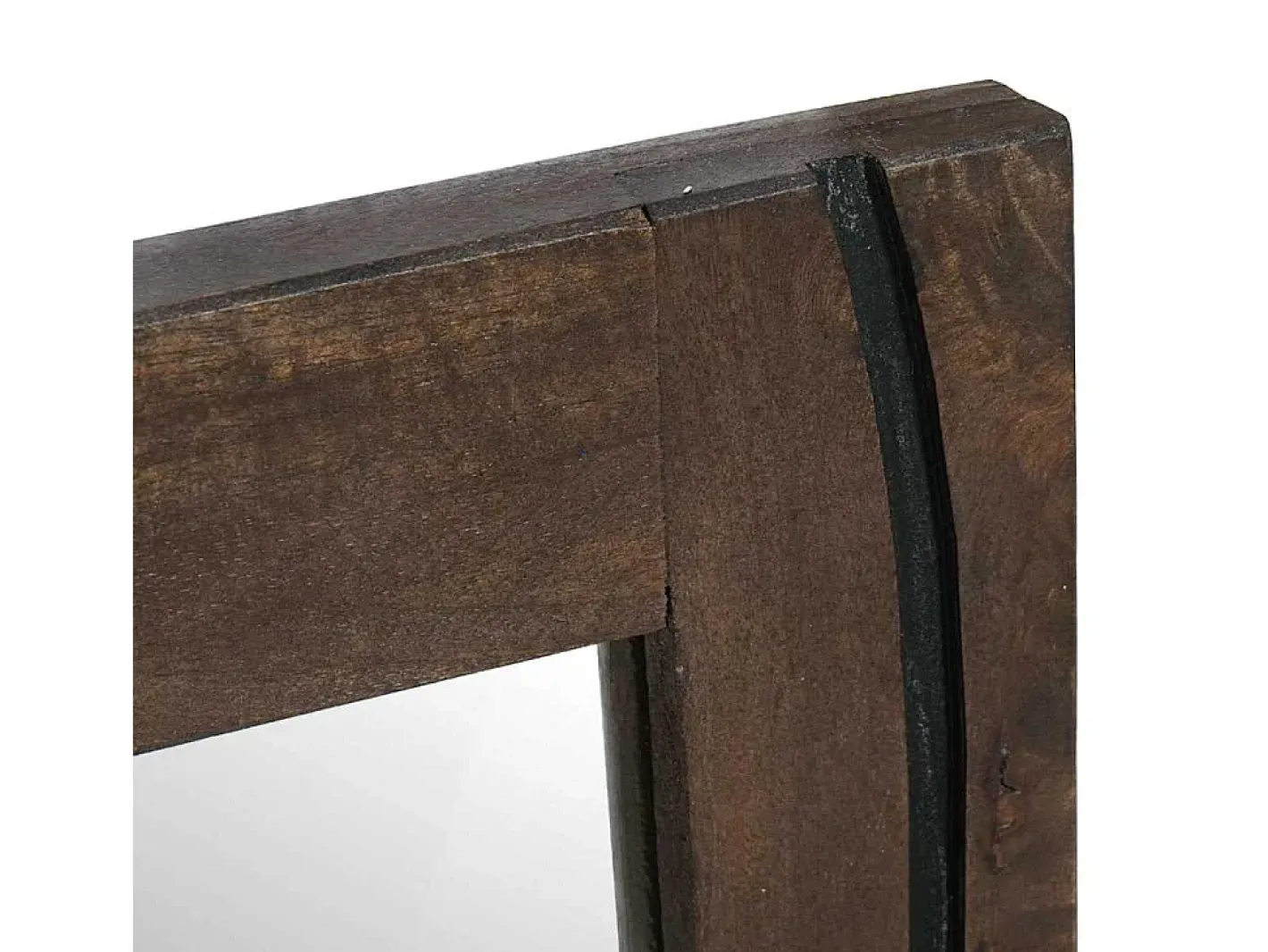 Espejo-Espejo de baño de pared marrón 50 x 2,5 x 70 cm Marru00f3n