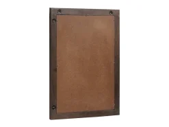 Espejo-Espejo de baño de pared marrón 50 x 2,5 x 70 cm Marru00f3n